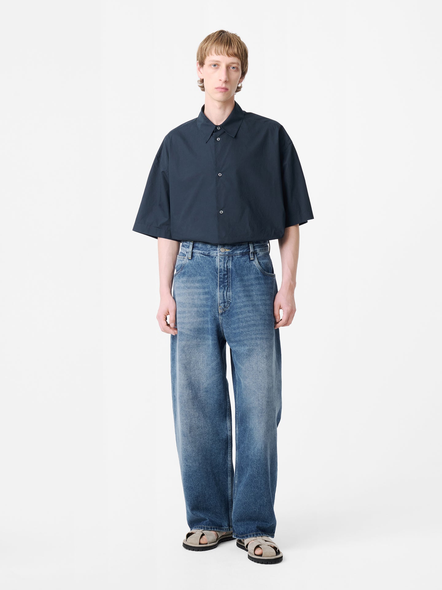 Paolo Denim Pant in Worn Wash Indigo