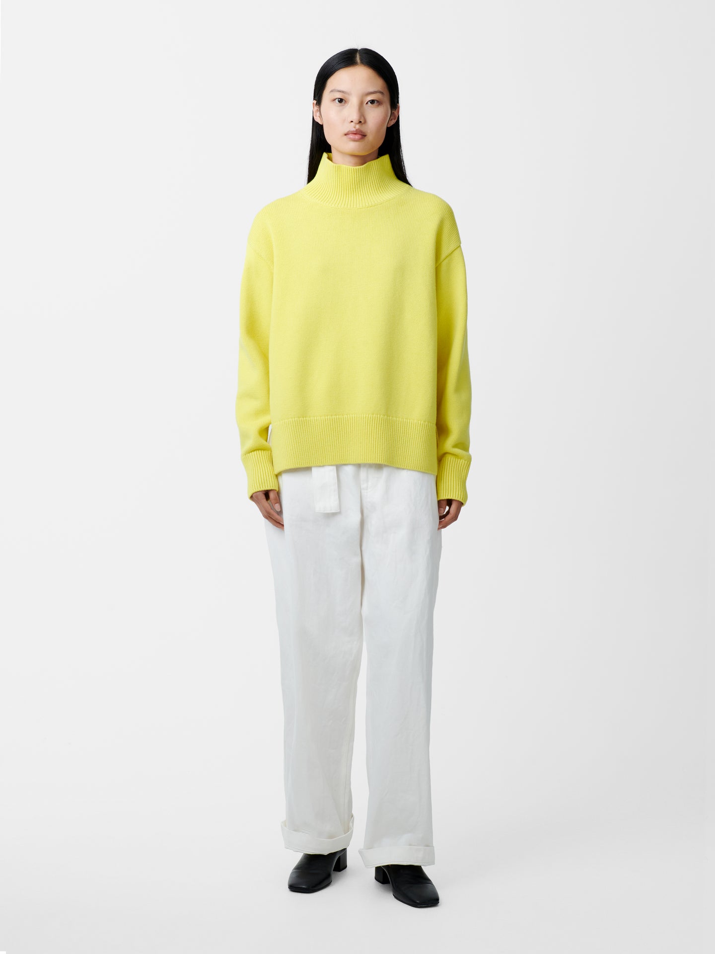 Patria Knit in Acid Yellow