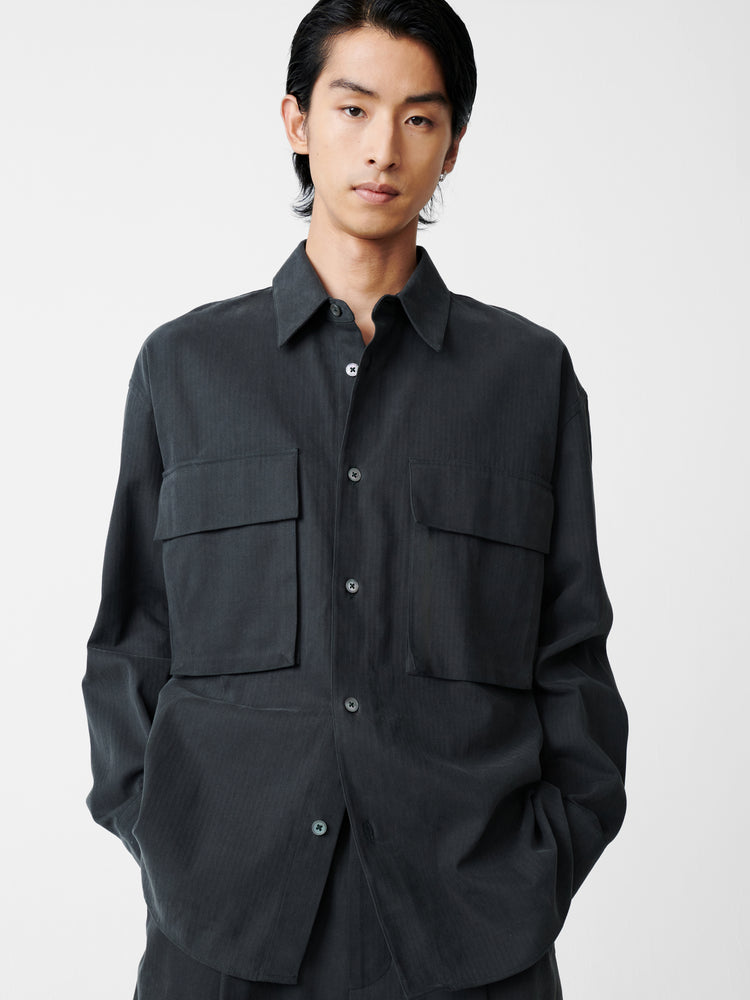 Pat Shirt in Dark Fir