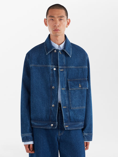 Petar Denim Jacket in Indigo Wash– Studio Nicholson