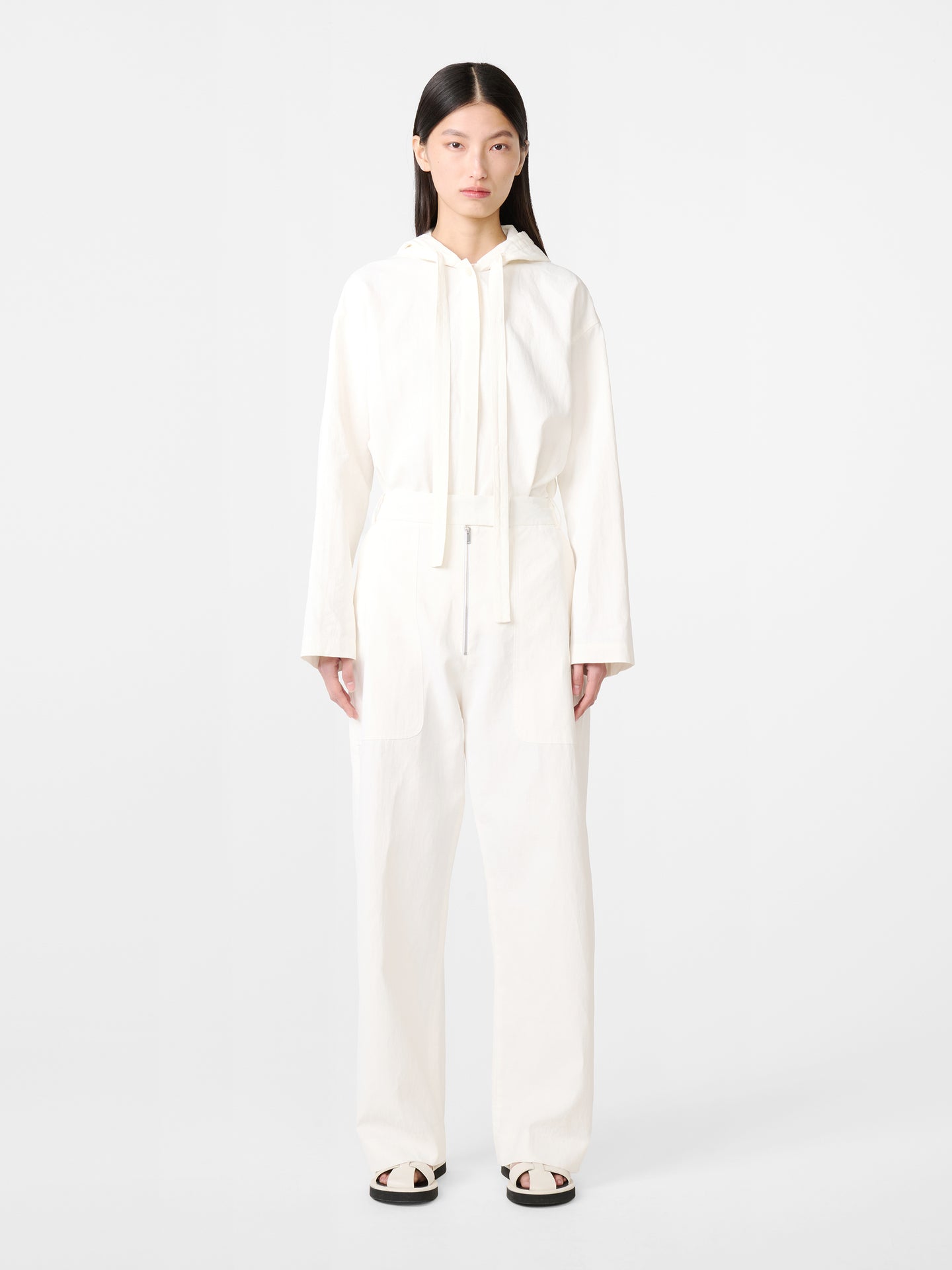 Pravin Linen Pant in Milk