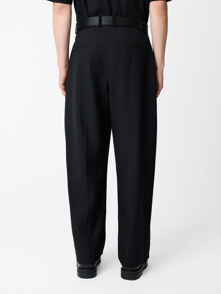 Pull Wool Pant in Black