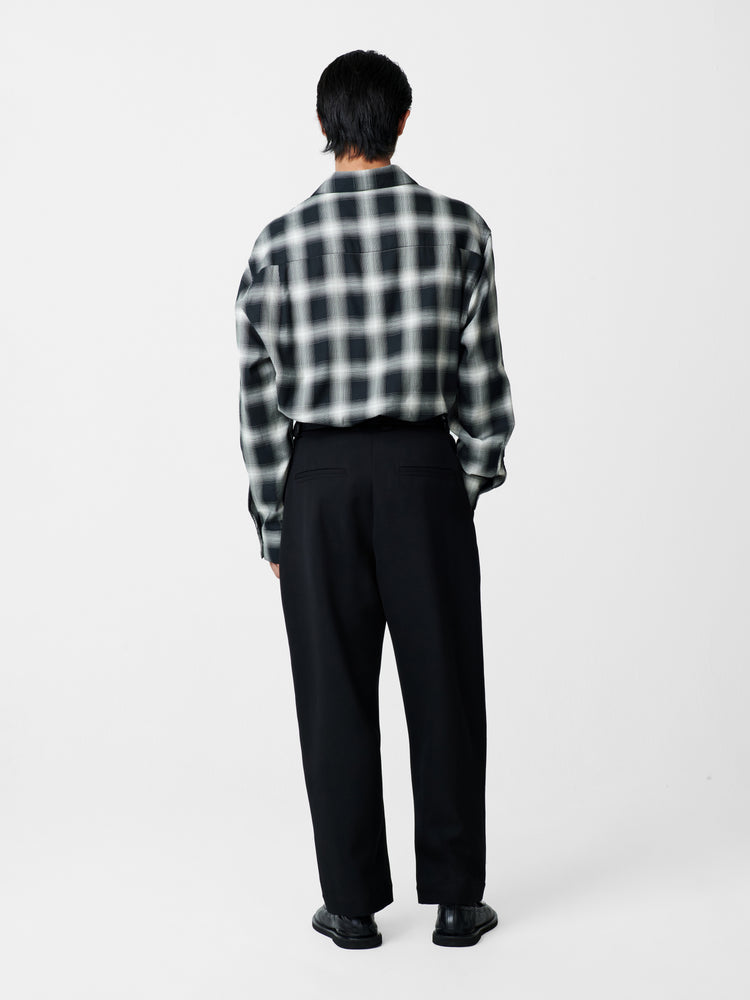 Ray Shirt in Black / Ecru Check