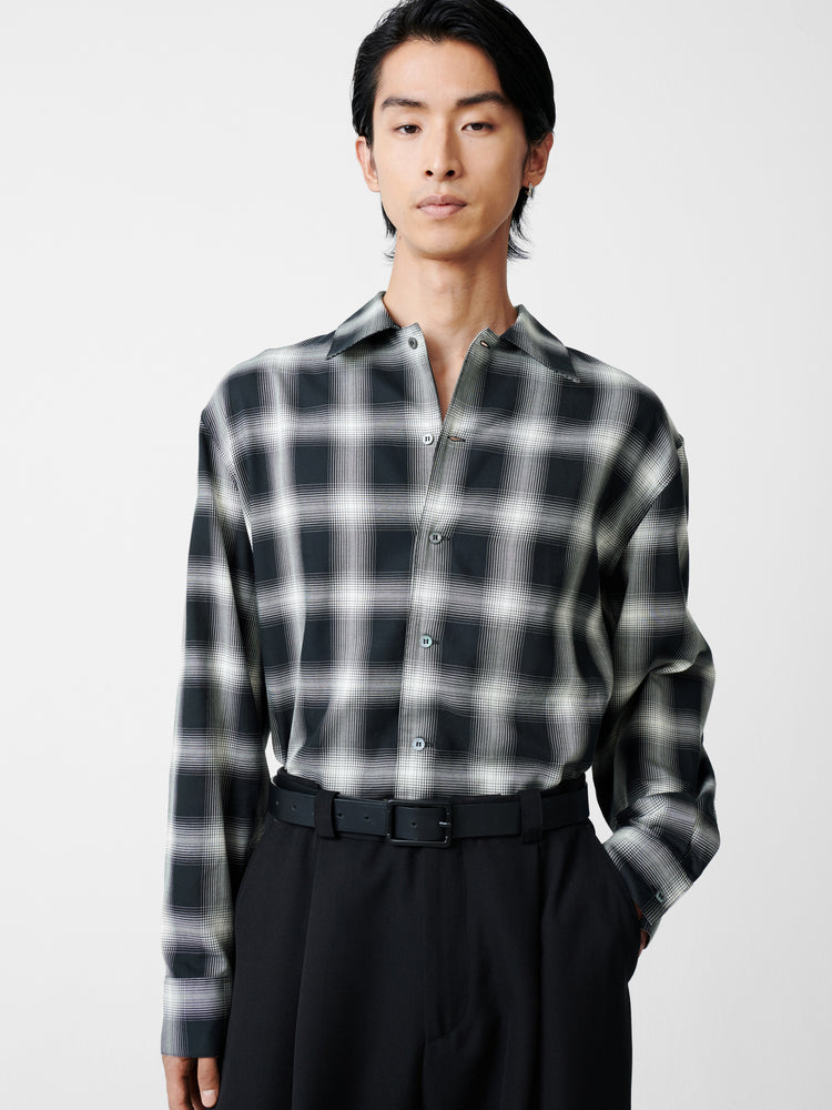 Ray Shirt in Black / Ecru Check