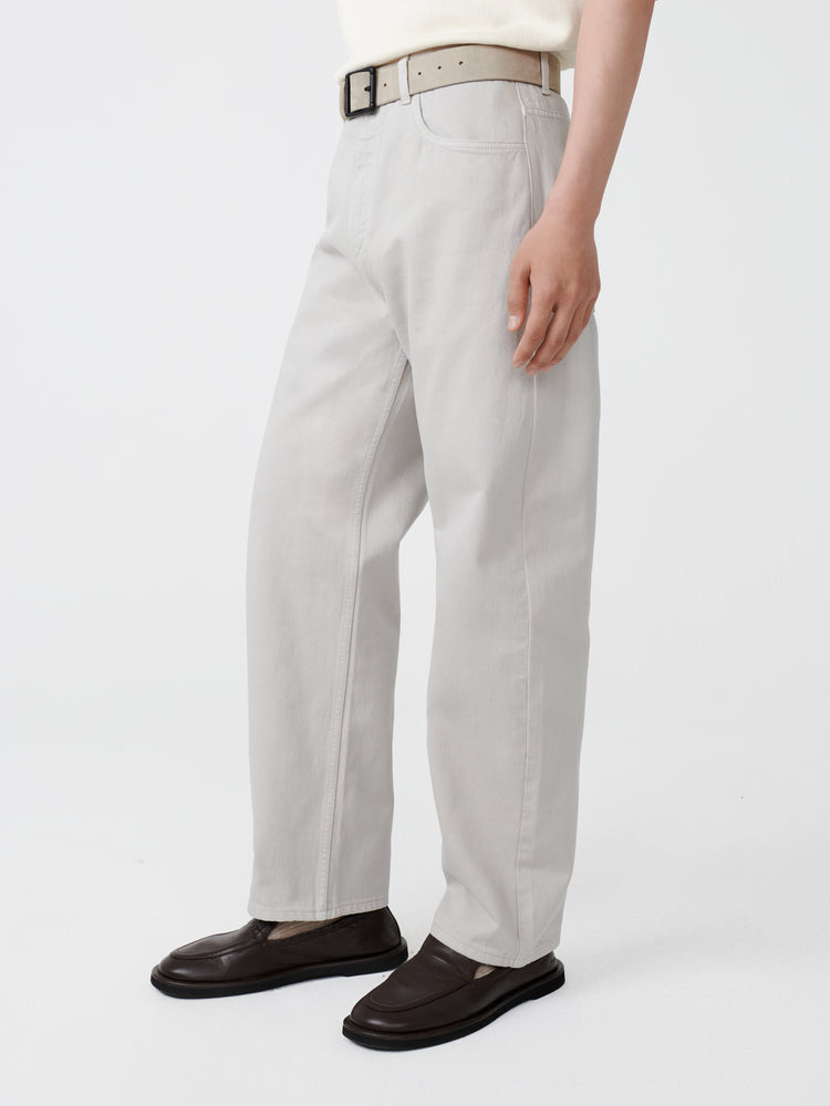 Reed Denim Pant in Bone Grey