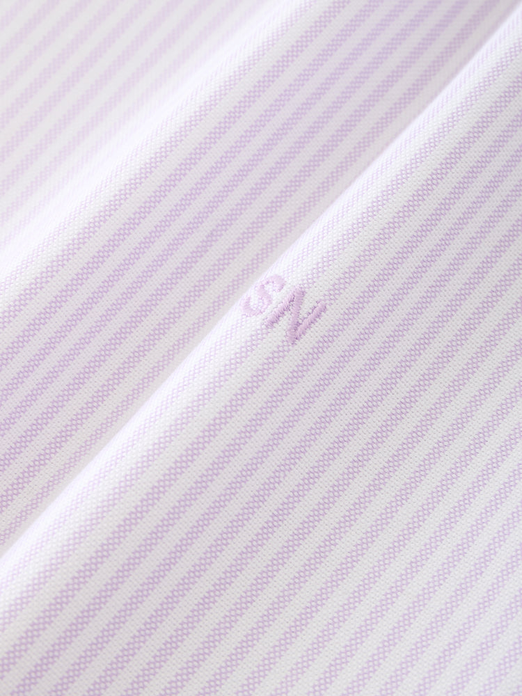 Ruskin Shirt in Lilac Stripe