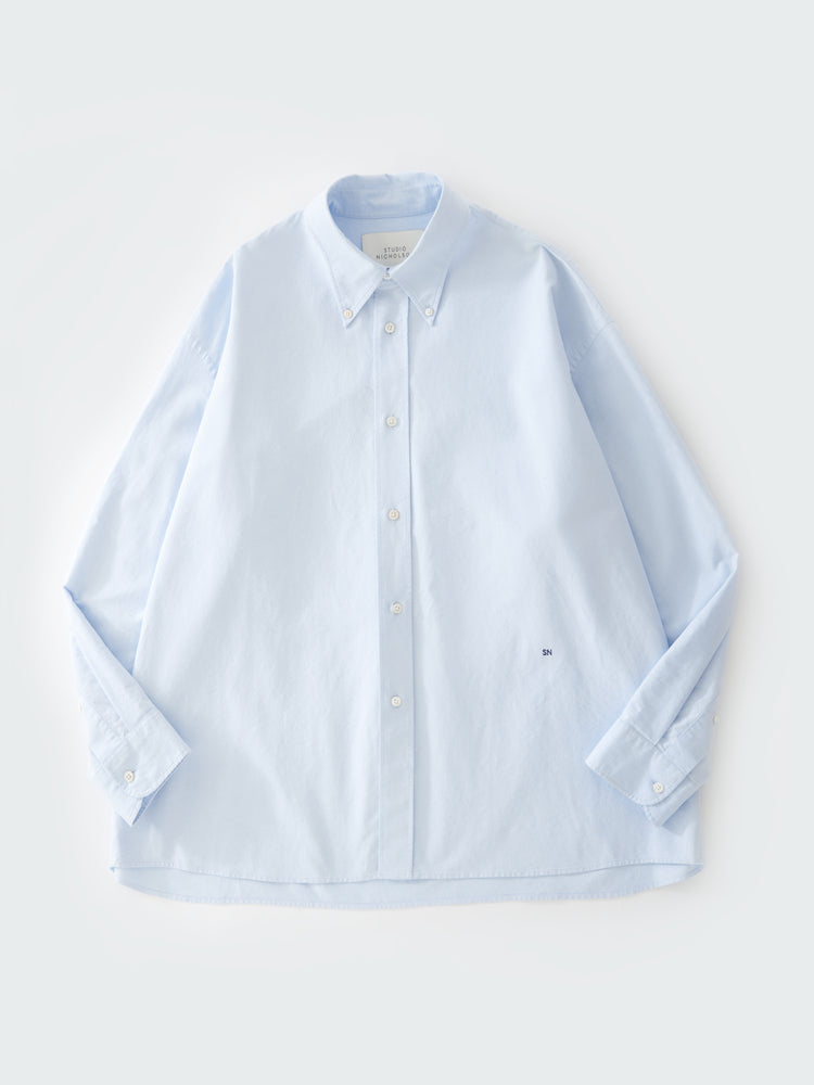 Ruskin Shirt in Oxford Blue– Studio Nicholson