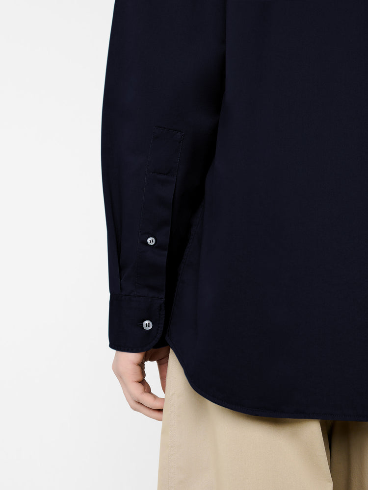 Ruskin Shirt in Darkest Navy