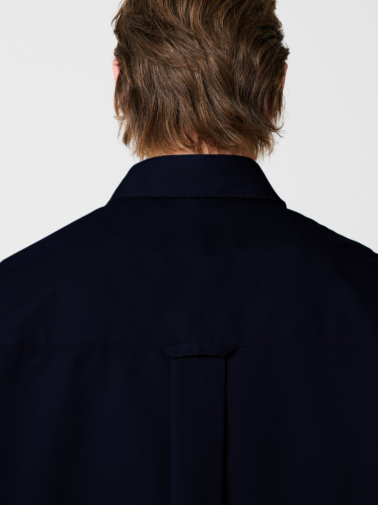 Ruskin Shirt in Darkest Navy