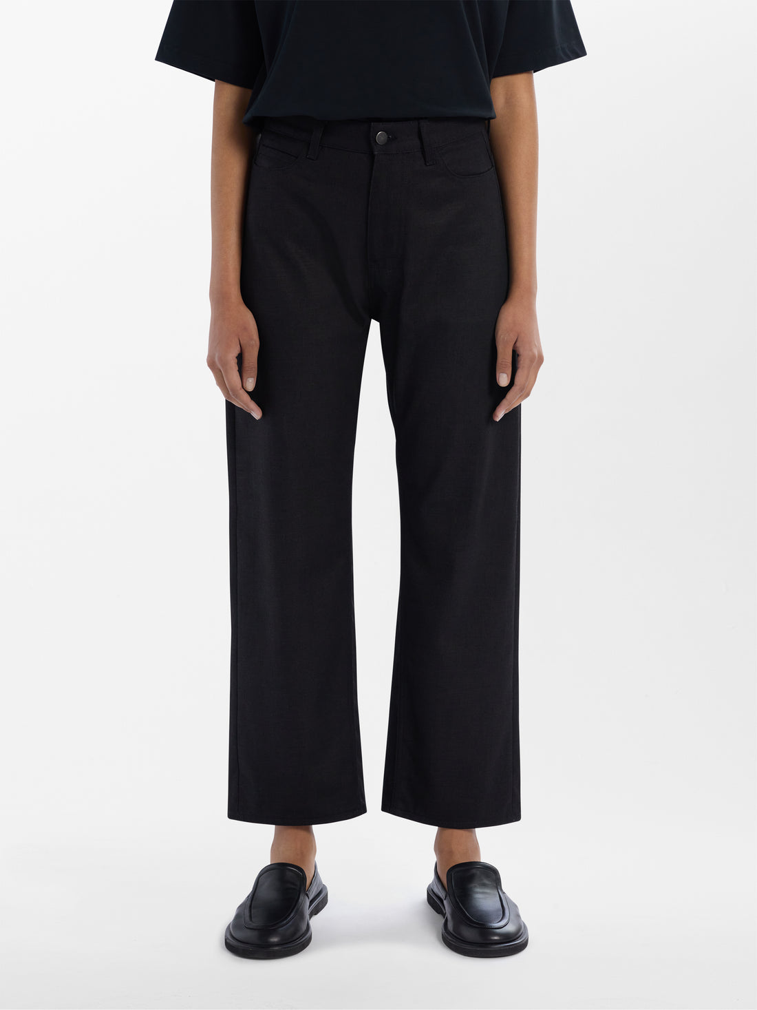 Ruthe Selvedge Jean in Black– Studio Nicholson