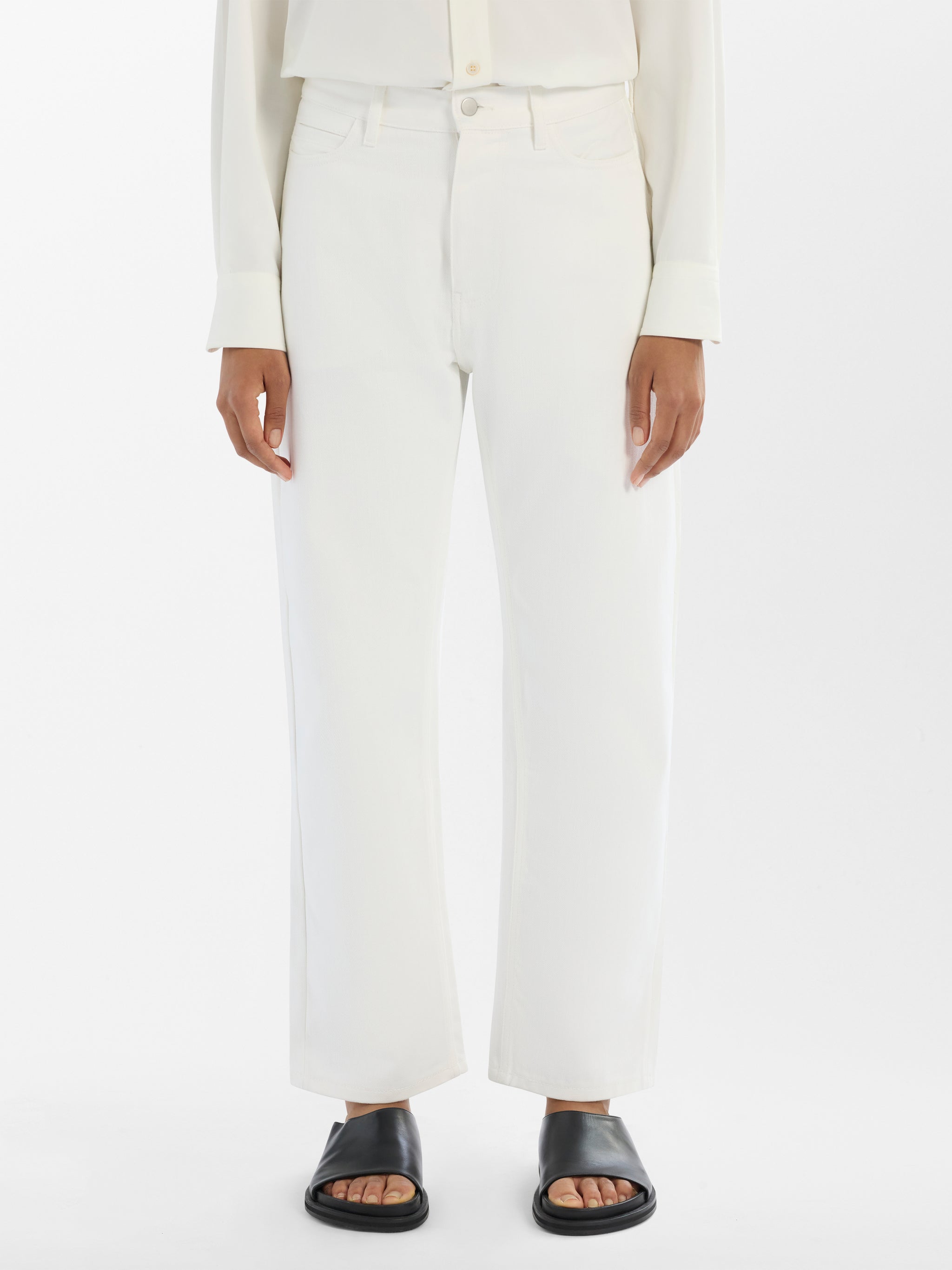 Ruthe Selvedge Jean in Optic White– Studio Nicholson