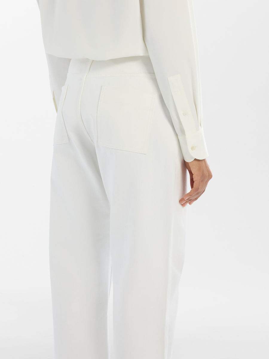 Ruthe Selvedge Jean in Optic White– Studio Nicholson