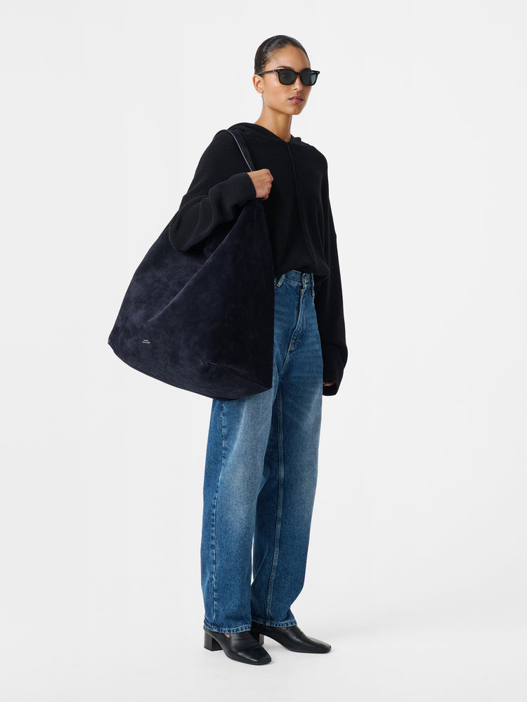 Ruthe Denim Pant in Worn Wash Indigo