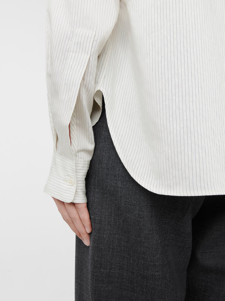 Salin Shirt in Stripe Black