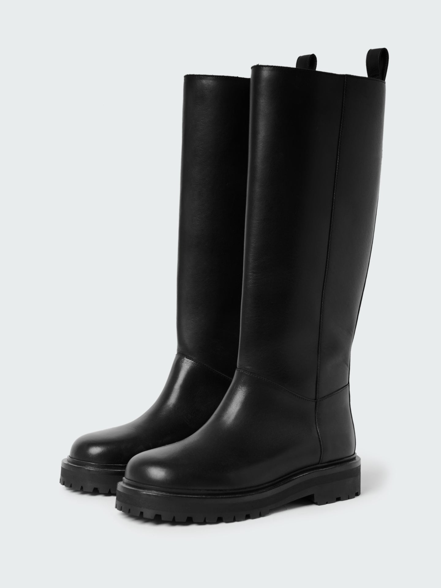 Semotan Leather Boot in Black