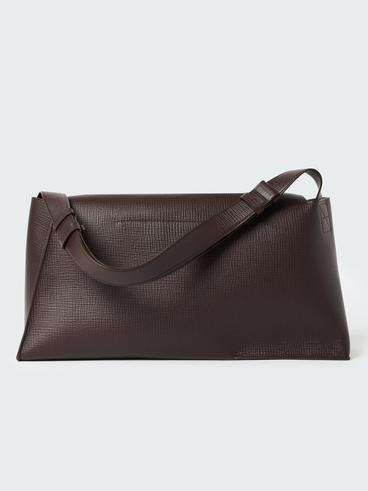 Shiboru Leather Bag in Conker