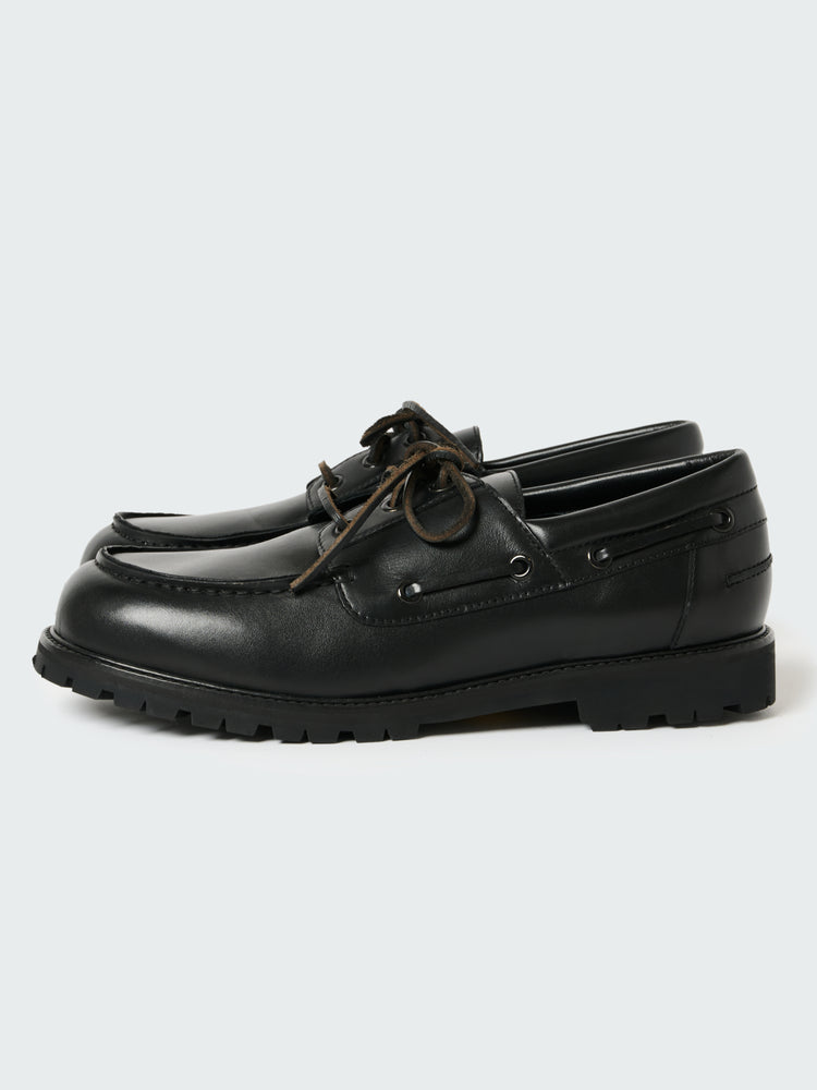 Guston Leather Shoe in Black