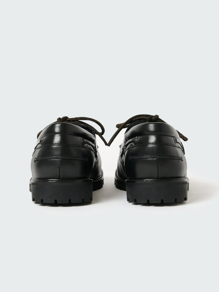 Guston Leather Shoe in Black