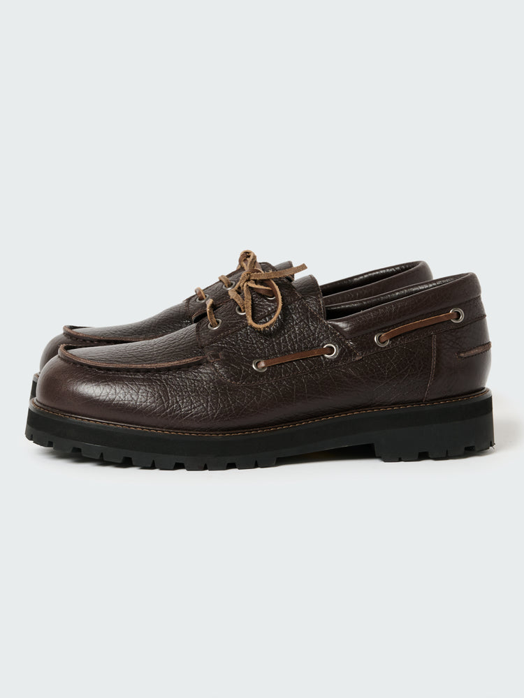 Guston Leather Shoe in Conker