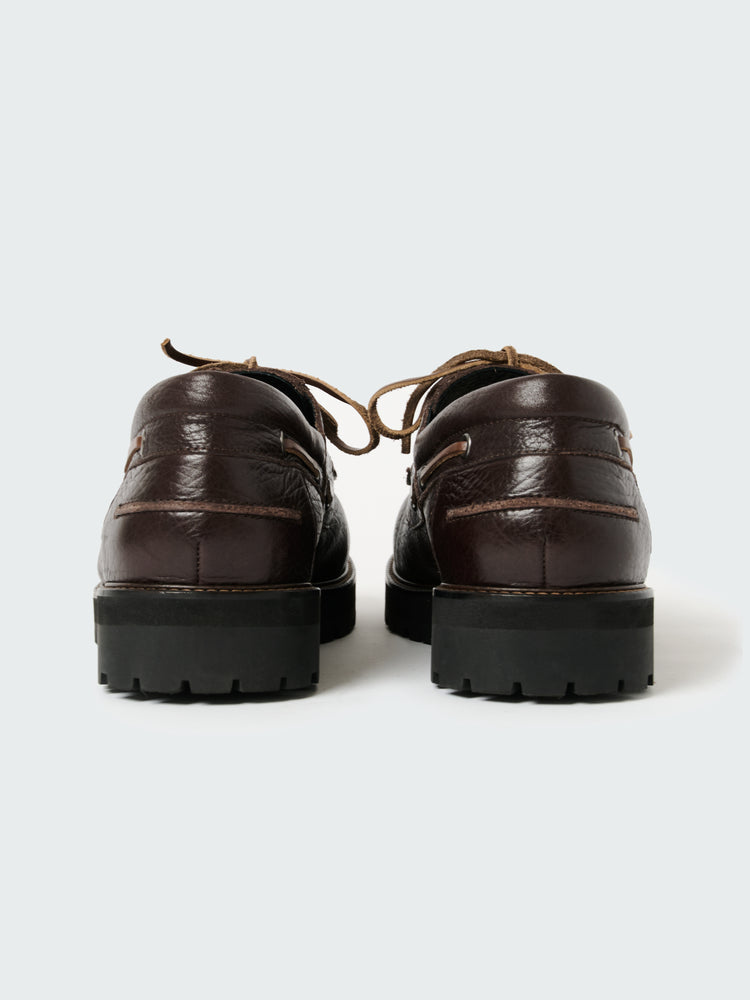 Guston Leather Shoe in Conker