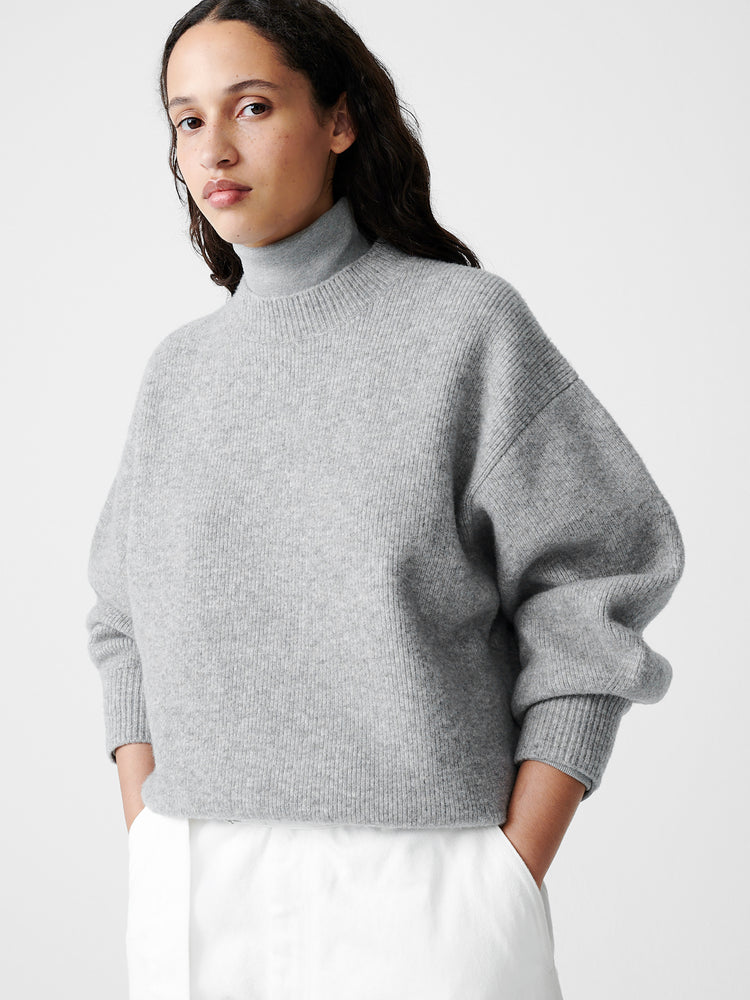 Sirio Knit in Grey Melange