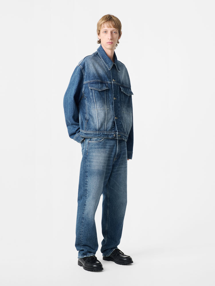 Stein Denim Jacket in Worn Wash Indigo