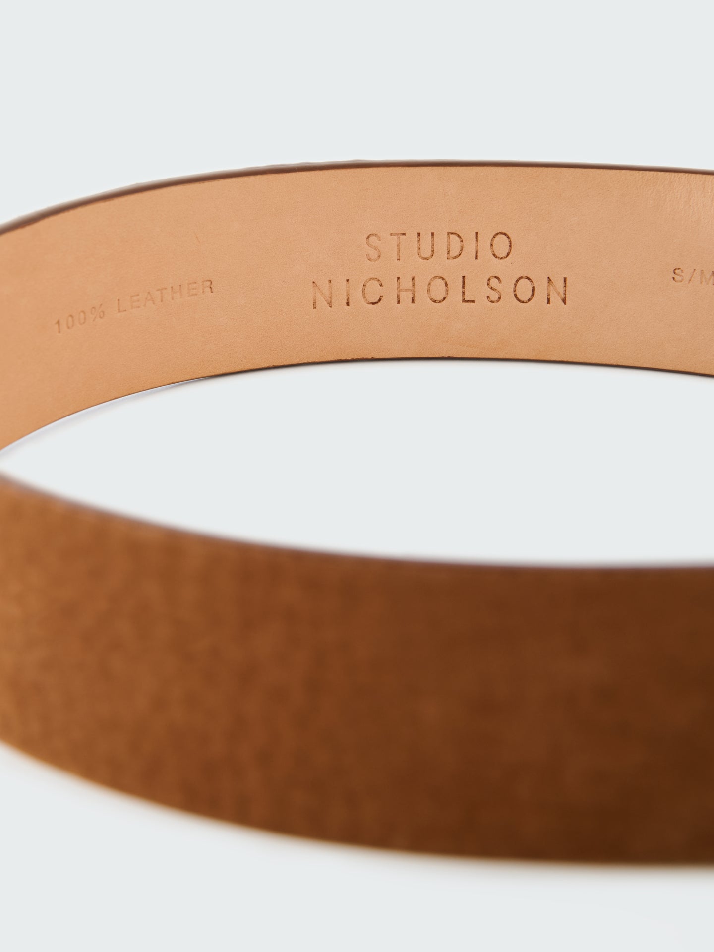 Suede Belt in Hooda Brown