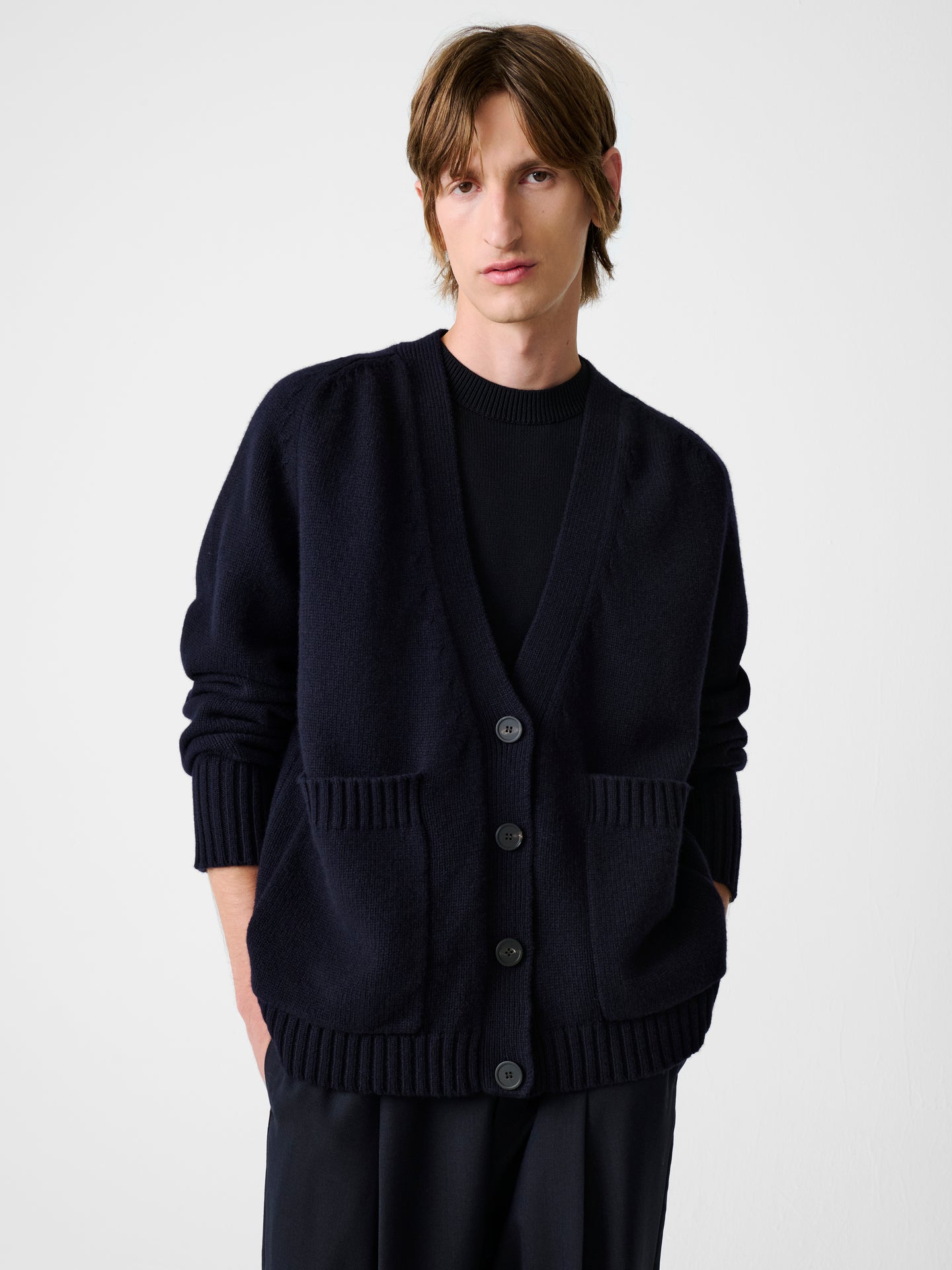 Sen Knit in Darkest Navy