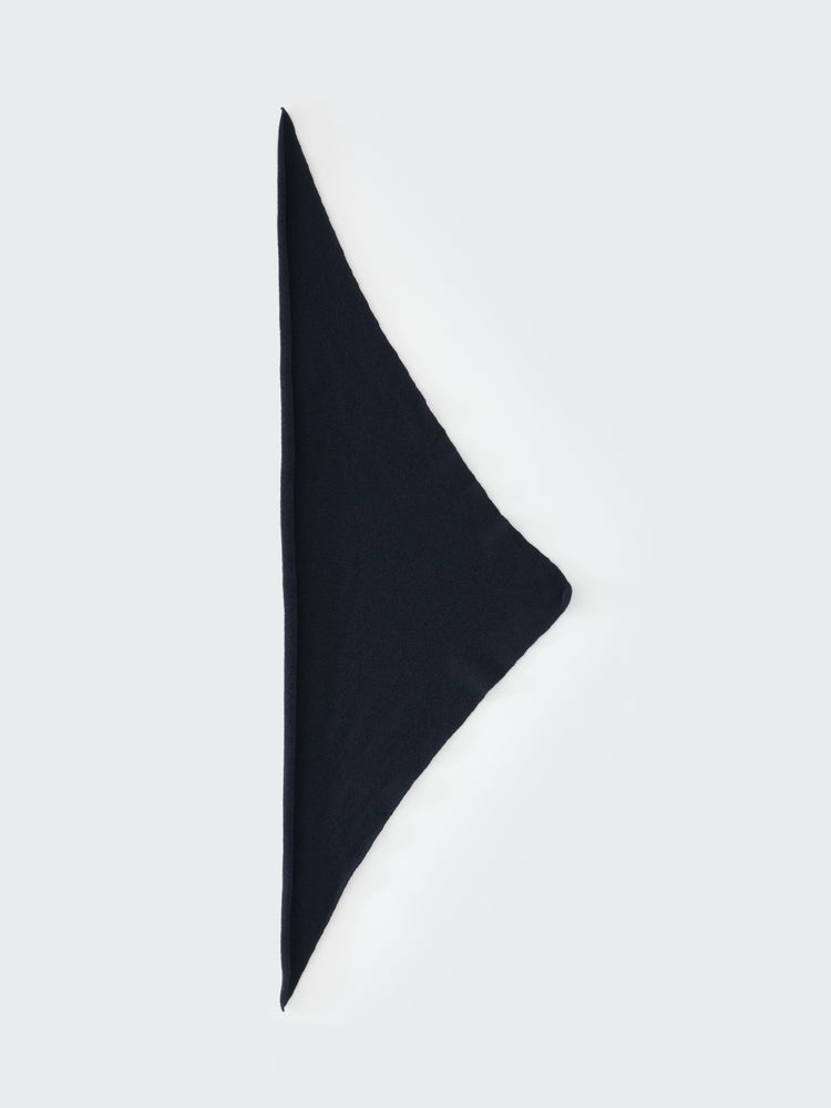 Trigon Scarf in Darkest Navy