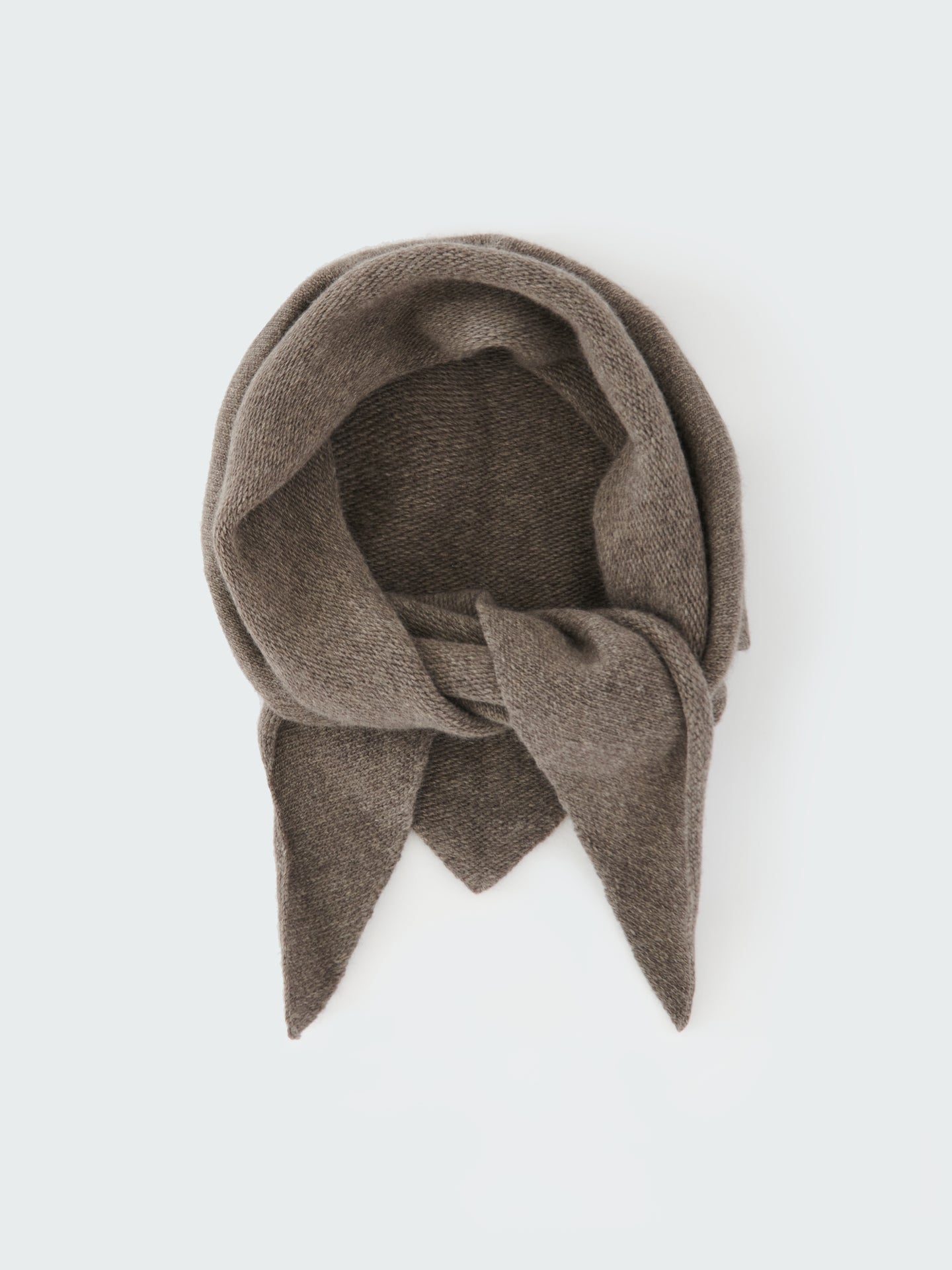 Trigon Scarf in Stone Melange