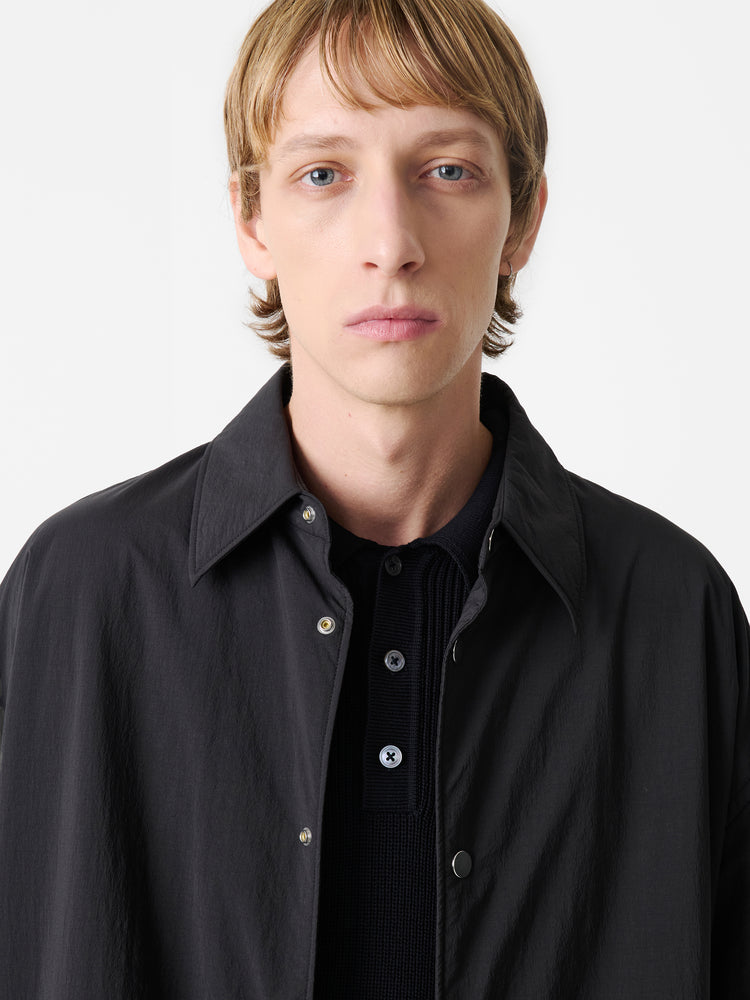 Troon Padded Shirt in Black