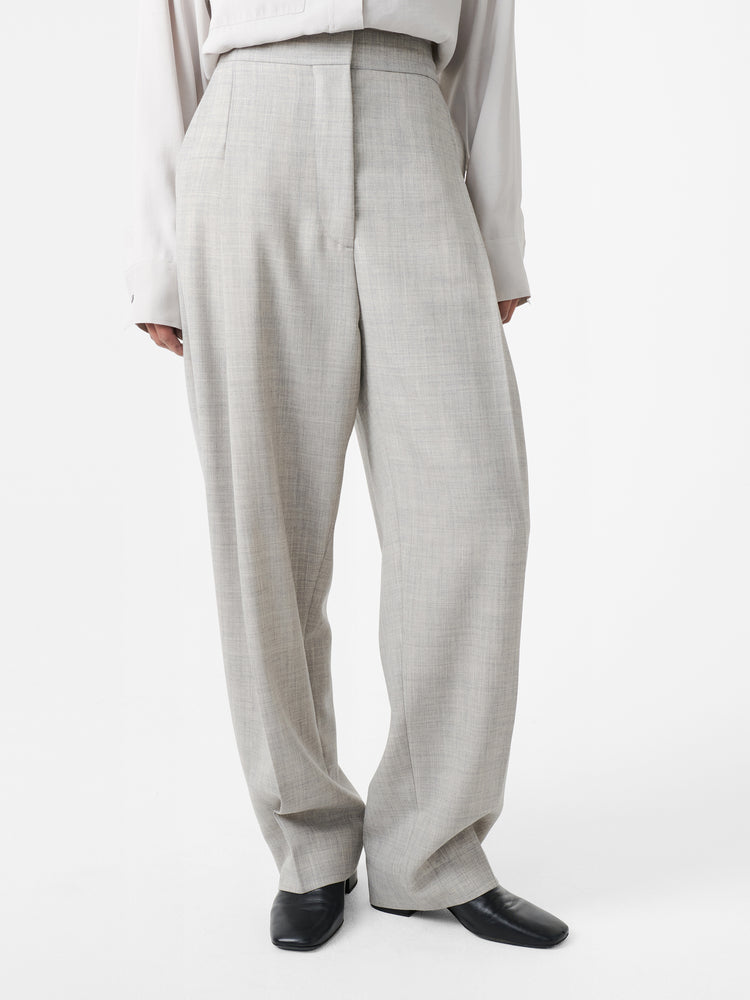 Vai Tropical Wool Pant in Ice Melange