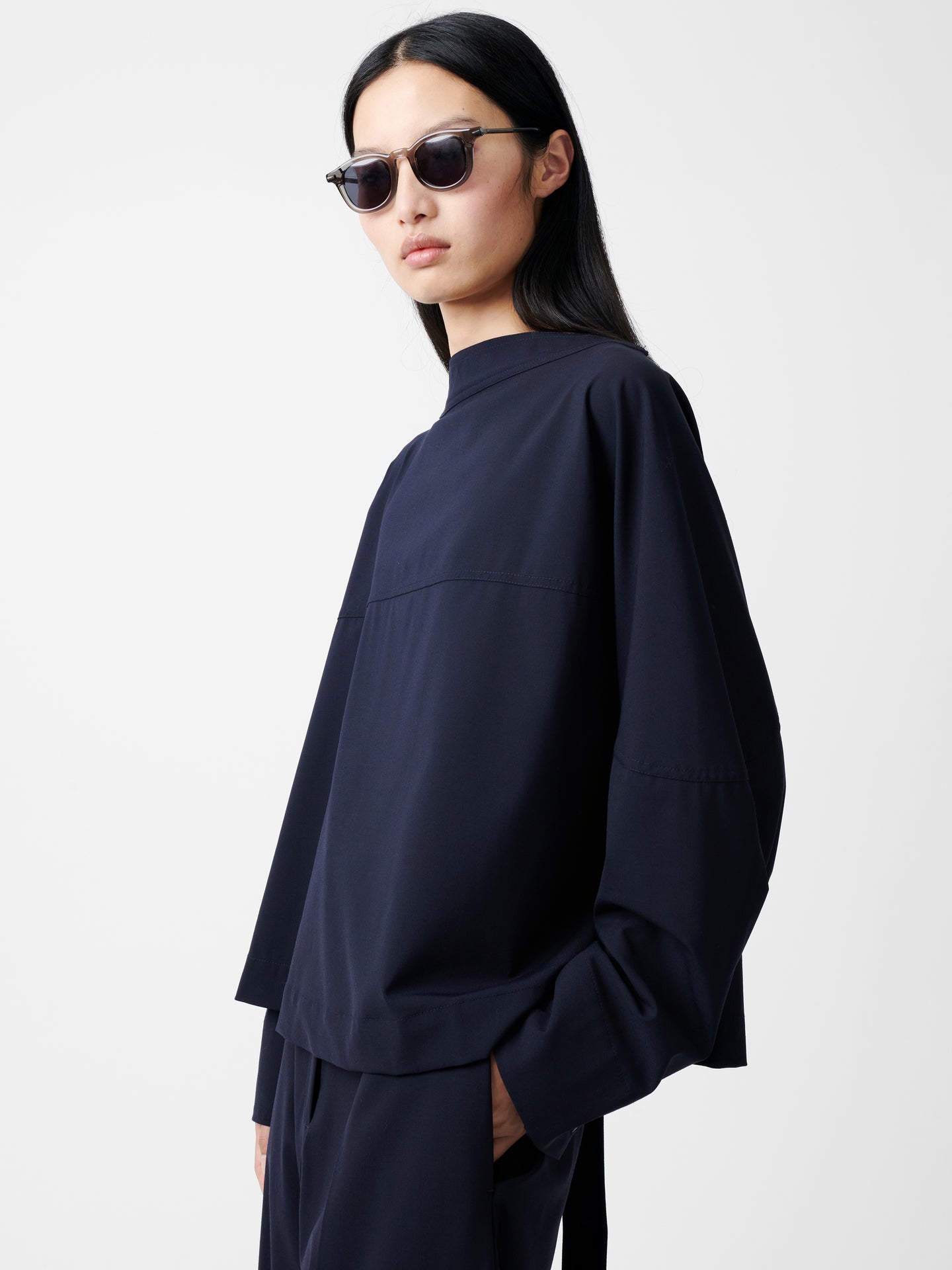 Velho Top in Darkest Navy