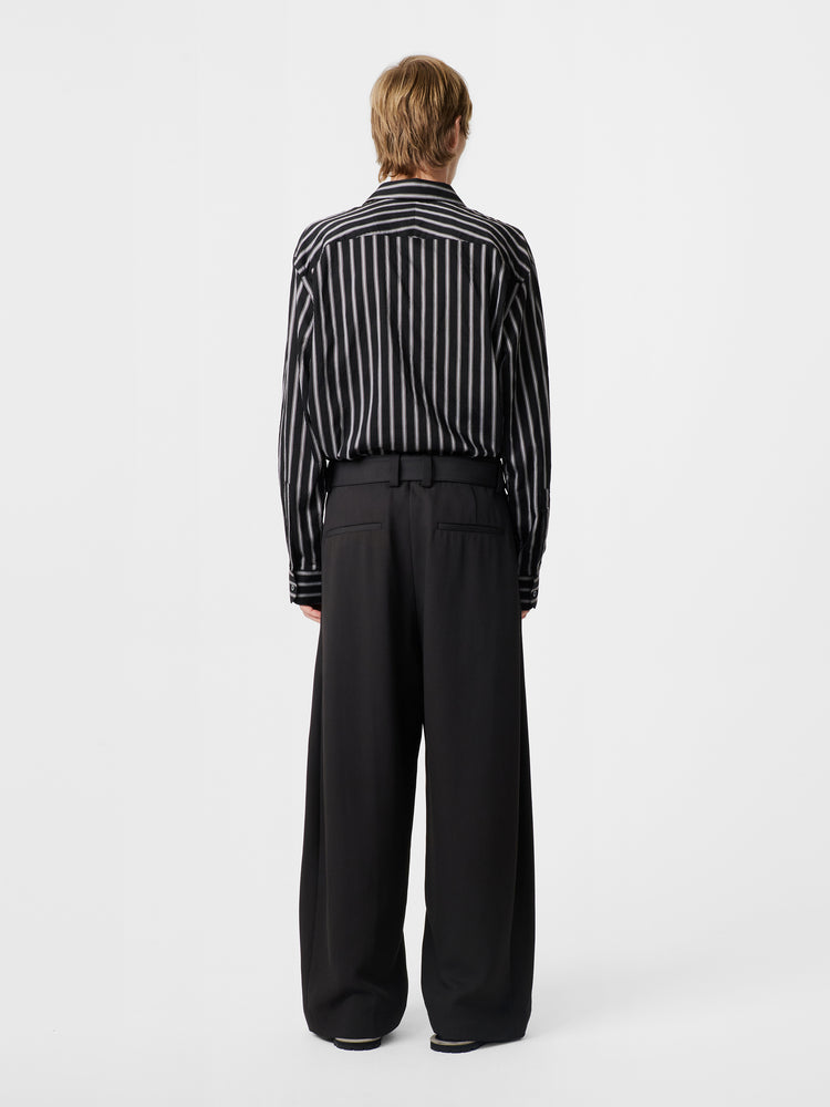 View Shirt in Darkest Navy Stripe