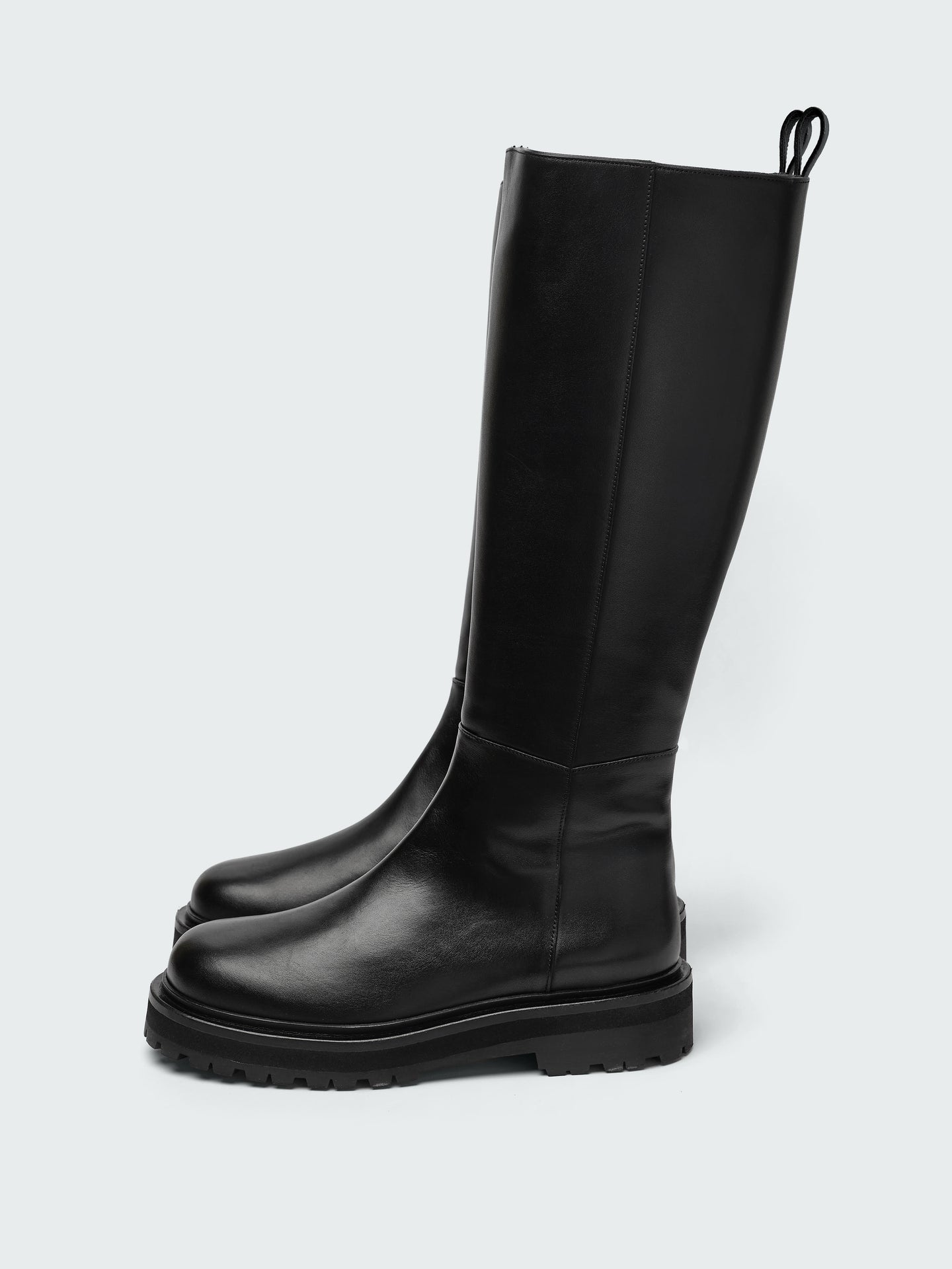 Semotan Leather Boot in Black