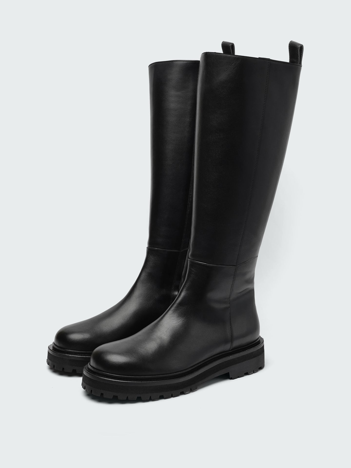 Semotan Leather Boot in Black