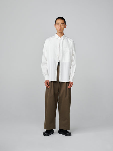 Keble Shirt in Optic White– Studio Nicholson