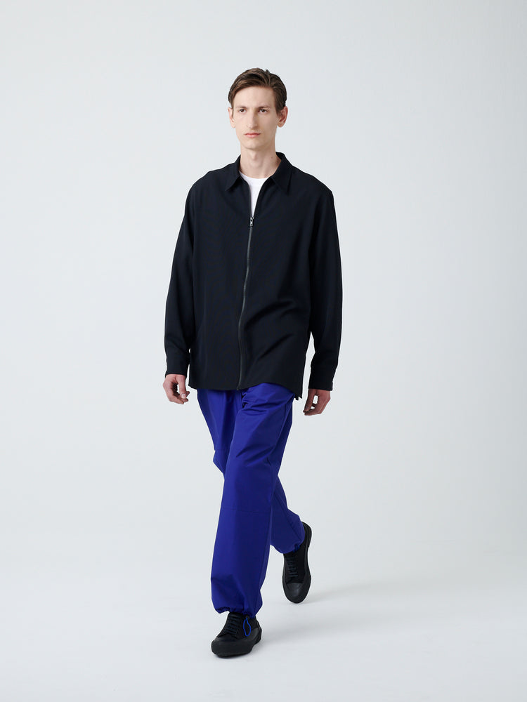 Zephyr Coated Cotton Pant in Klein Blue